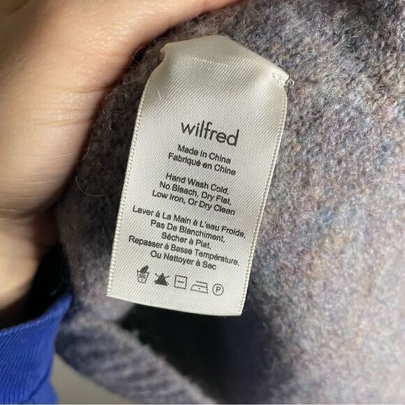Aritzia Wilfred Chapais Gray Wool Blend Sweater- Size XS - Picture 6 of 8